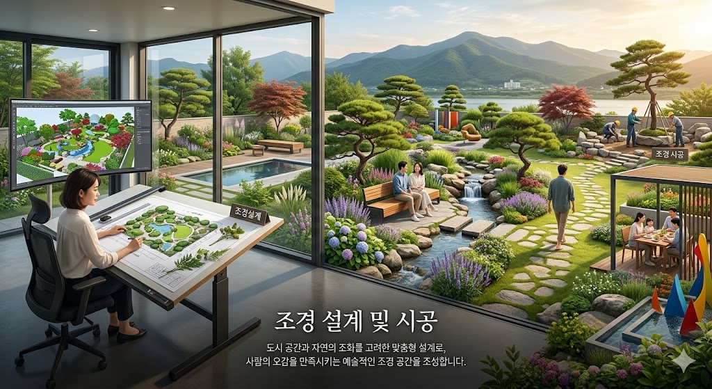 조경 설계 및 시공